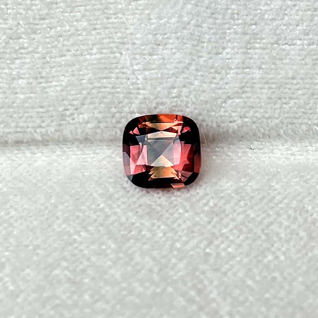 1.24ct Cushion Bi-Colour Sapphire