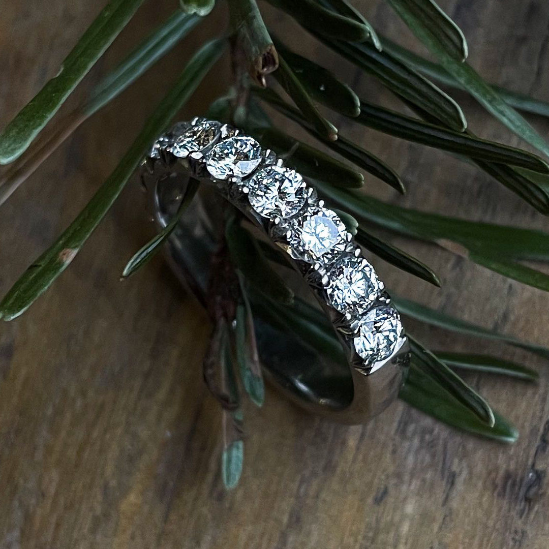 1.25ct Diamond Platinum Eternity Ring