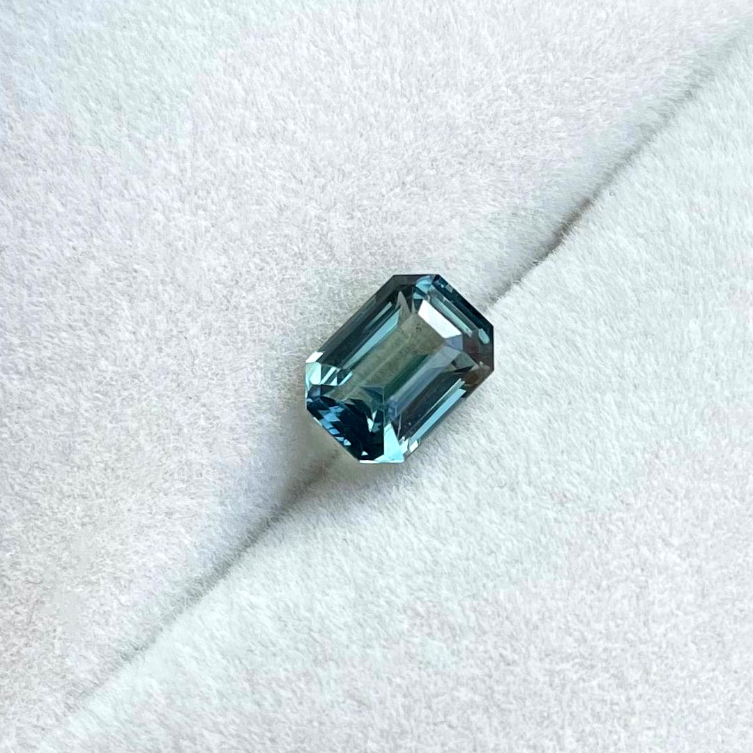 1.53ct Green Octagonal-Step Sapphire