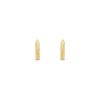 18mm 18ct Yellow Gold Thick Textured Twist Round Hoop Earrings