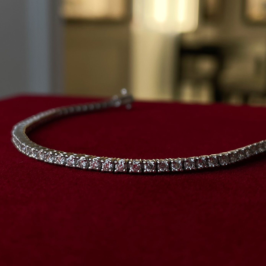 2.00ct Diamond 18ct White Gold Tennis Bracelet