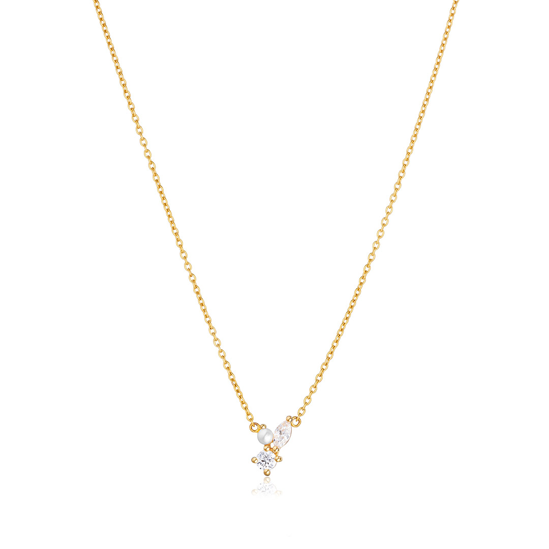 Sif Jakobs Adria Tre Piccolo Necklace 18ct Yellow Gold