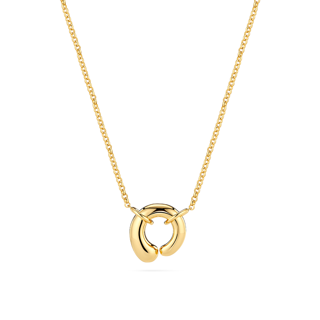 Sif Jakobs Goccia Circolo Pianura Halskæde Necklace 18ct Yellow Gold