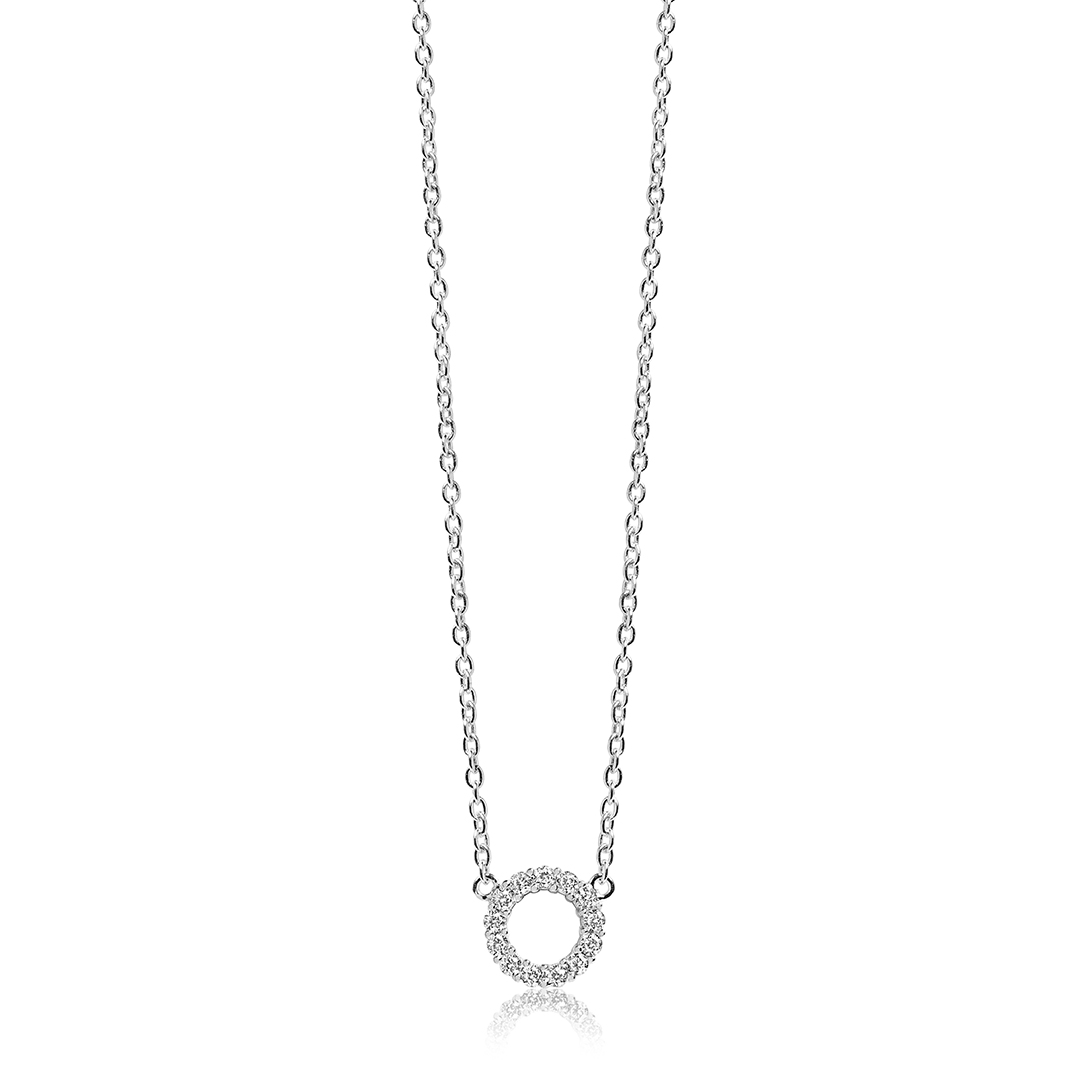 Sif Jakobs Halskæde Biella Necklace Rhodium