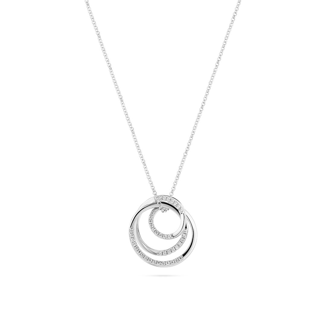 Sif Jakobs Halskæde Spirale Necklace Rhodium