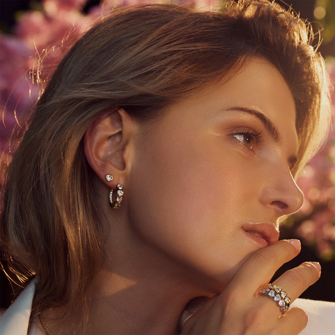 Sif Jakobs Oreringe Amorino Creolo Earrings