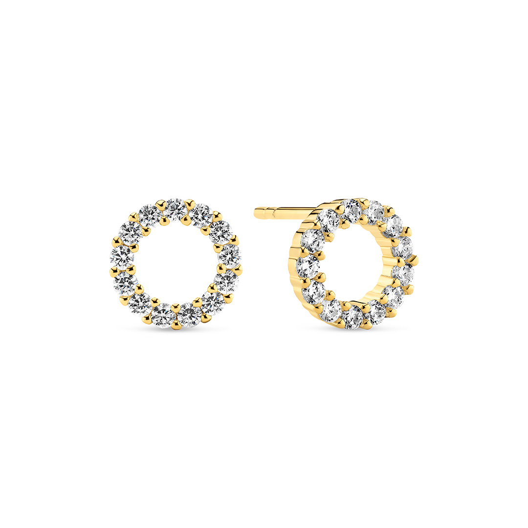 Sif Jakobs Oreringe Biella Uno Earrings 18ct Yellow Gold